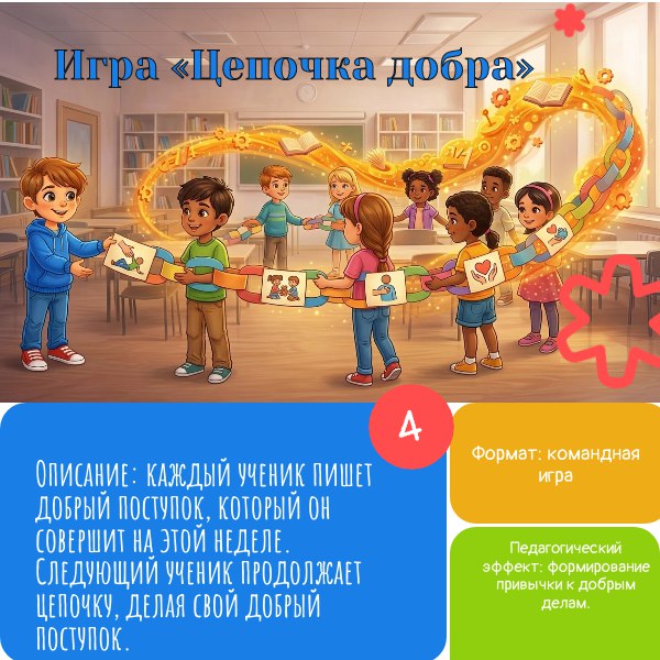 Игра Цепочка добра